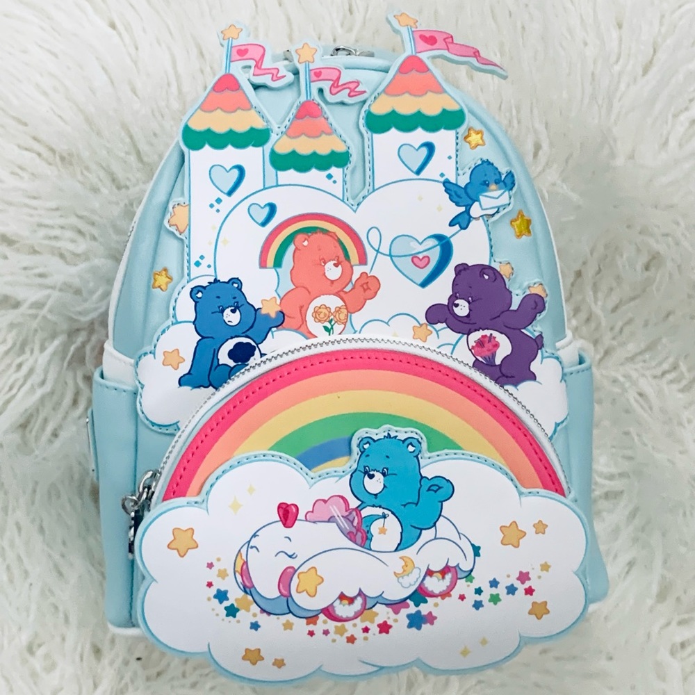 Loungefly Care Bears Care-A-Lot Castle Backpack - Thumbnail 5